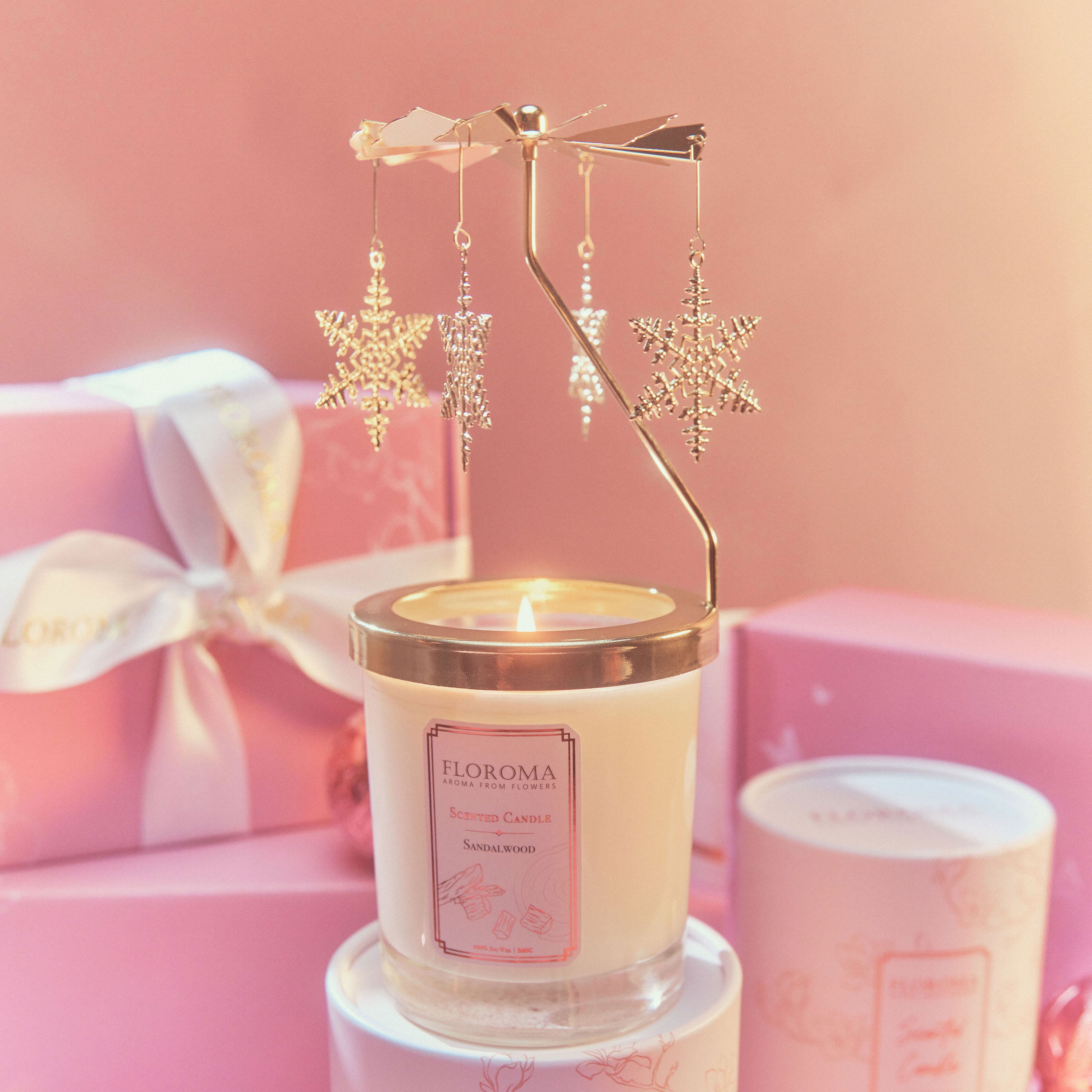 【雙11限定】1+1 香薰旋轉燭台套裝 Candle Carousel Set