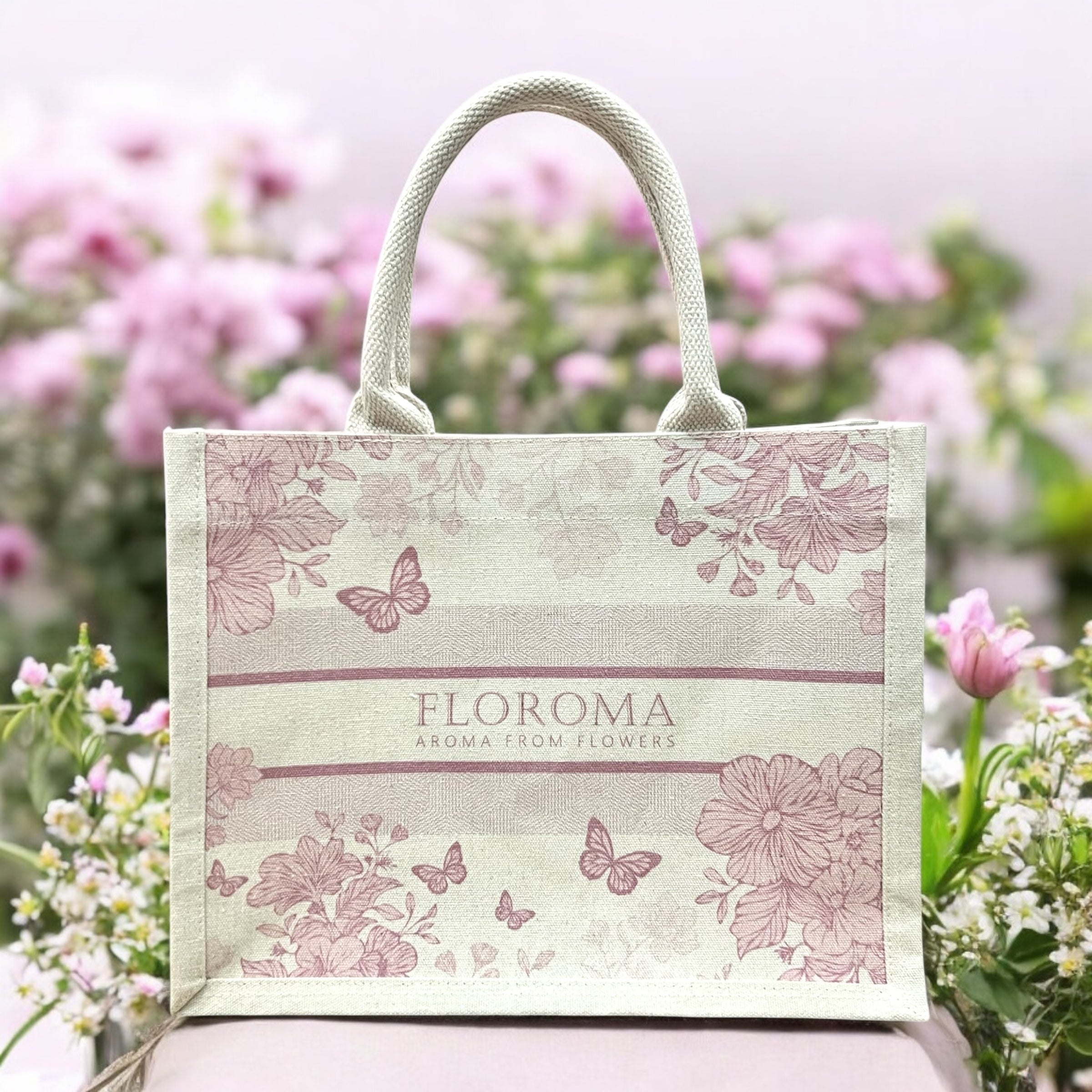 FLOROMA 櫻花帆布托特包 Sakura Canvas Bag