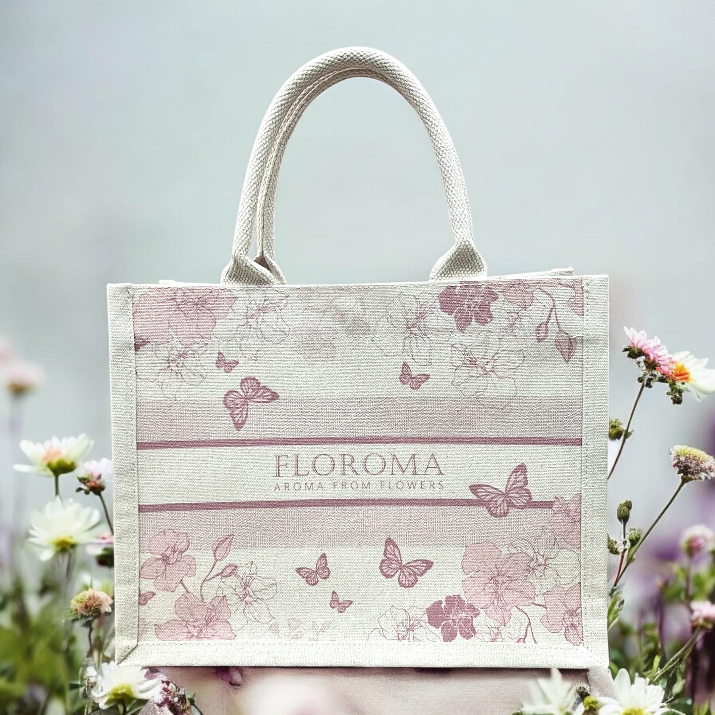 FLOROMA 櫻花帆布托特包 Sakura Canvas Bag