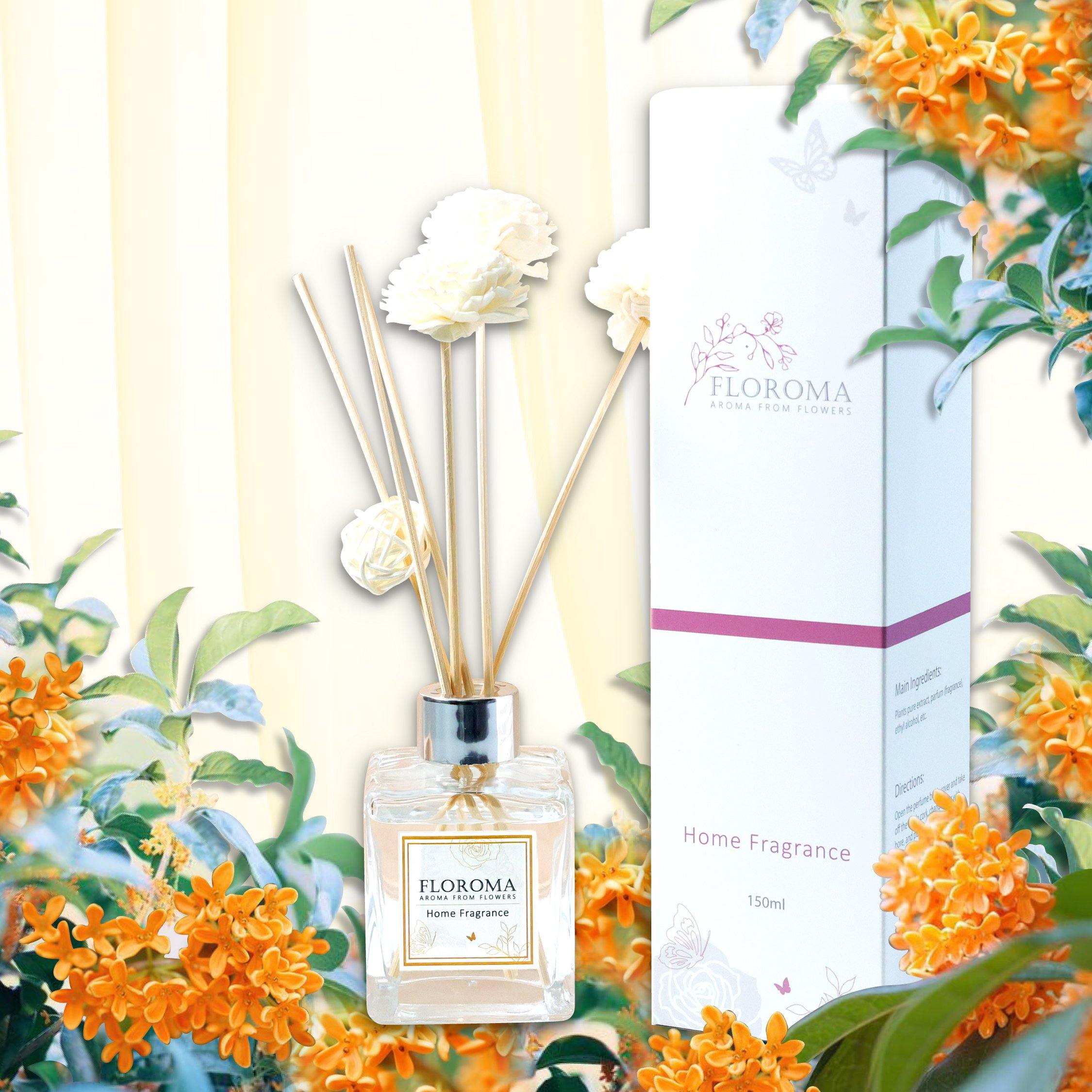 花之滴【室內擴香瓶】 Home Diffuser 組合:$298 三支 (50mL) 任選香味 - Floroma 花の滴