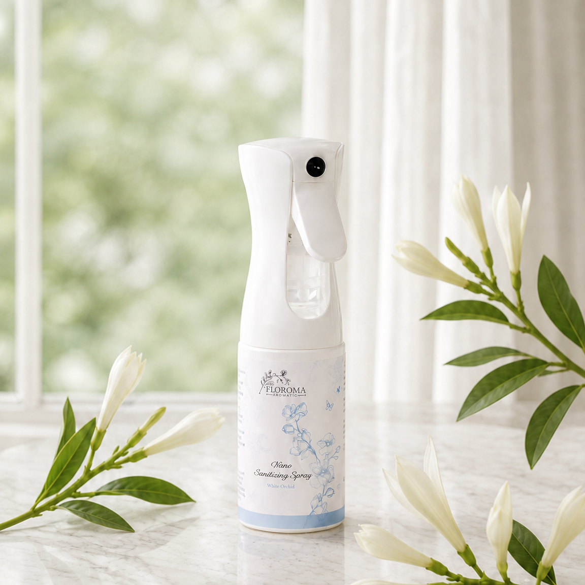 白蘭花防流感納米消毒噴霧White Orchid Nano Antiseptic Spray｜10天納米塗層保護！