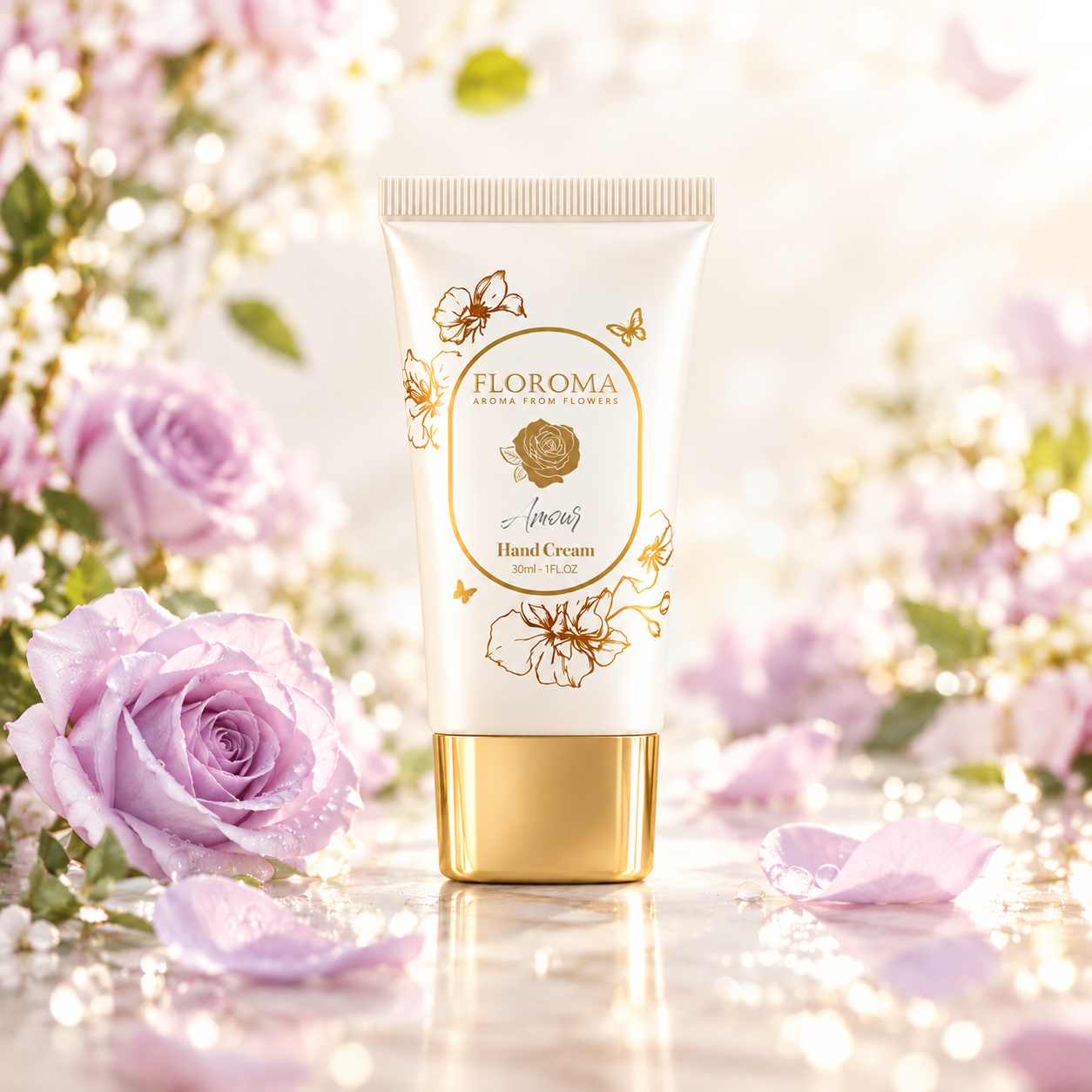 【升級配方】紫玫瑰香氛保濕護手霜 Amour Deep Moisturizing Hand Cream