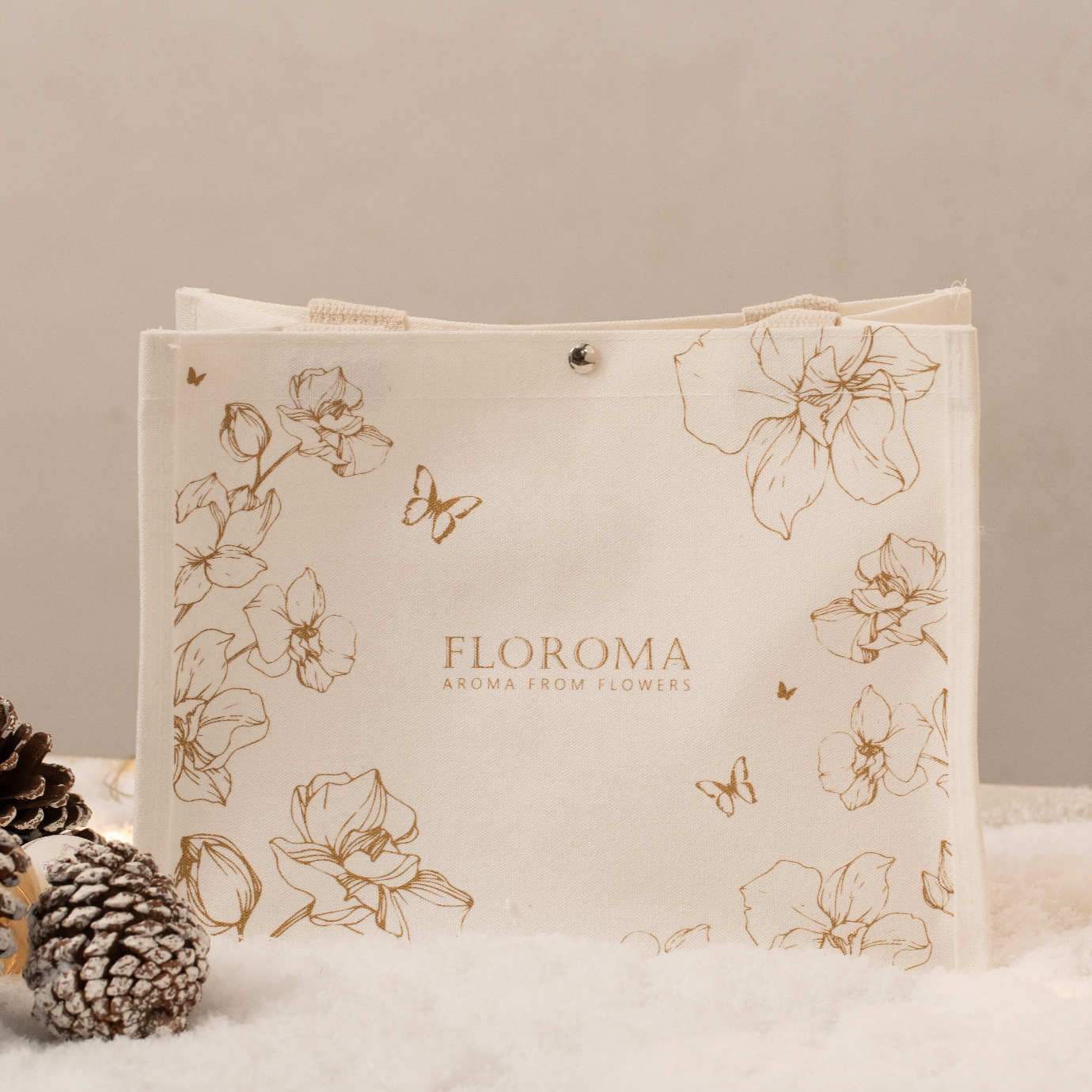 FLOROMA Canvas Tote Bag