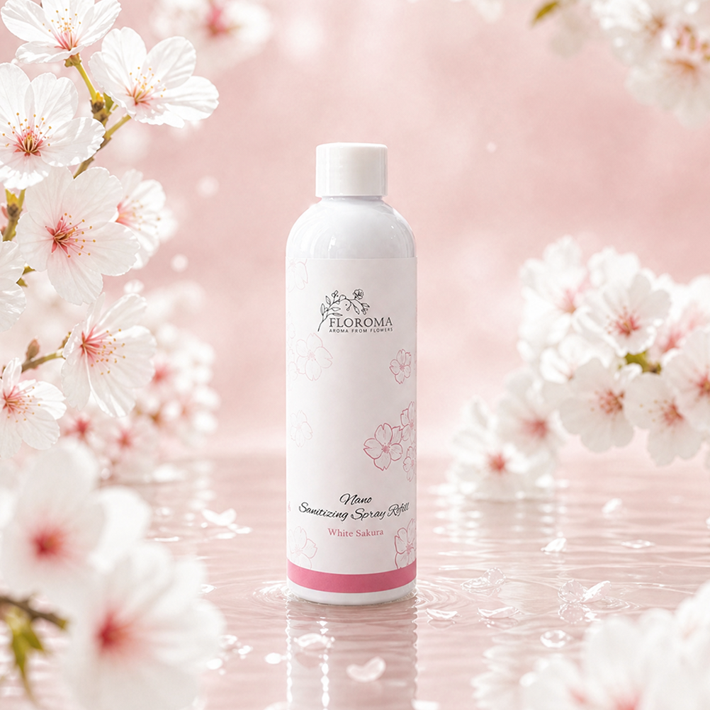 補充裝：白櫻花防流感納米消毒噴霧 White Sakura Nano Antiseptic Spray Refill
