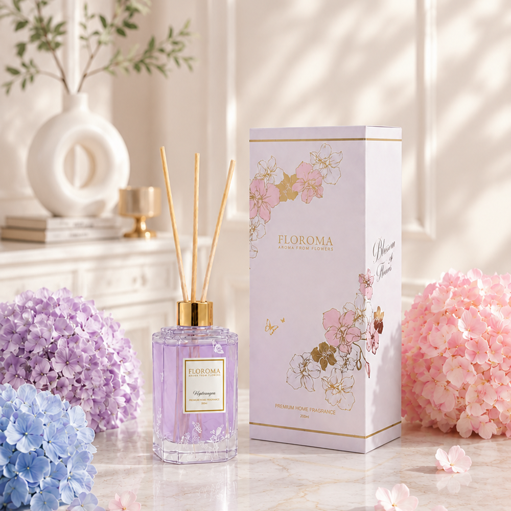 繡球花 Hydrangea【Premium 奢華家居擴香瓶】