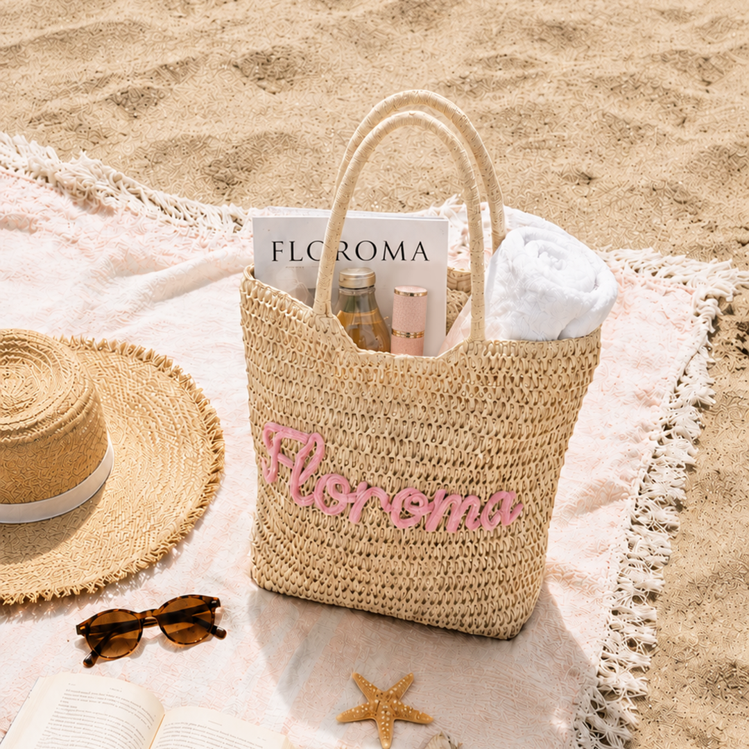 FLOROMA 織夏花影沙灘袋