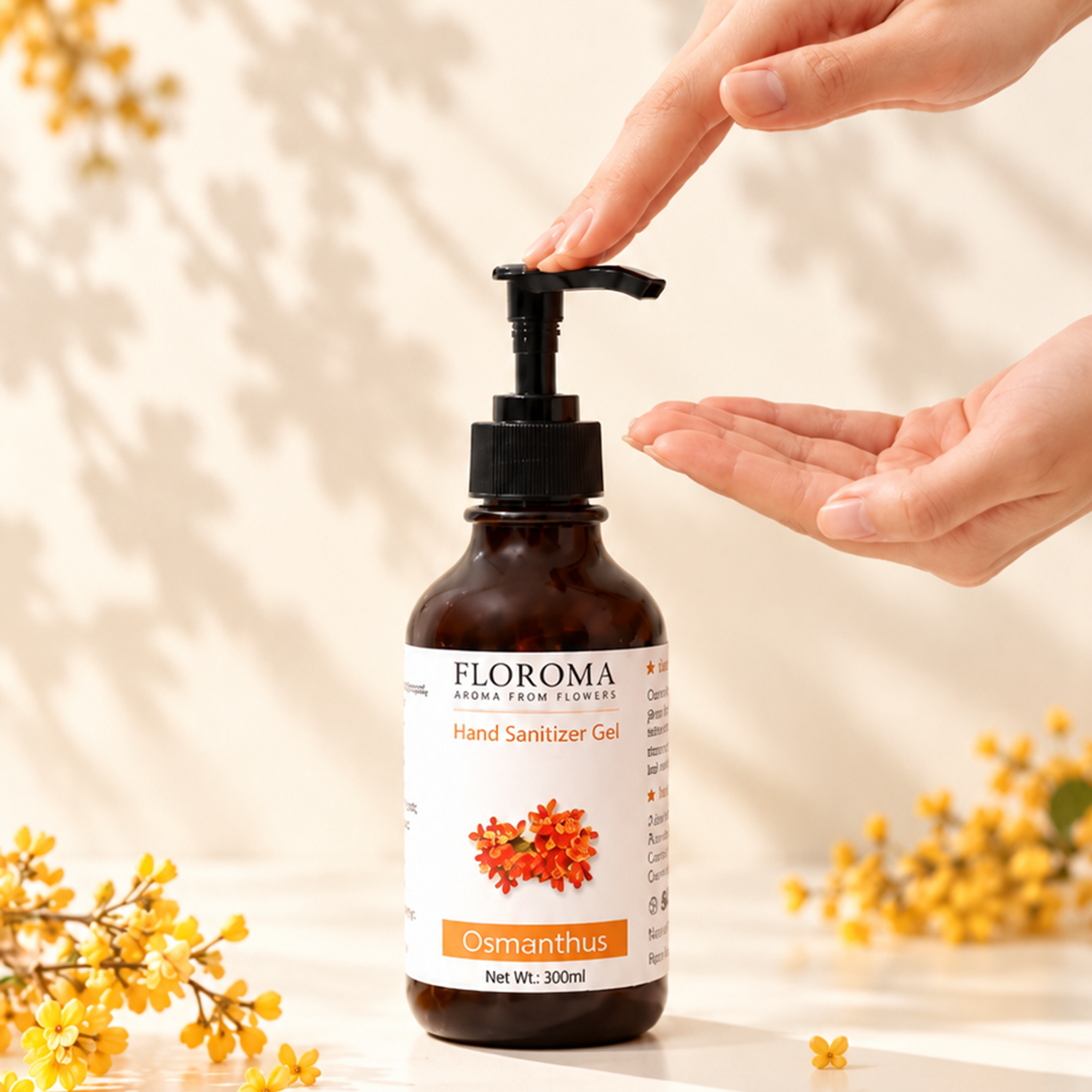 【買一送三】家庭裝：桂花納米消毒搓手液 Osmanthus Hand Sanitizer Refill