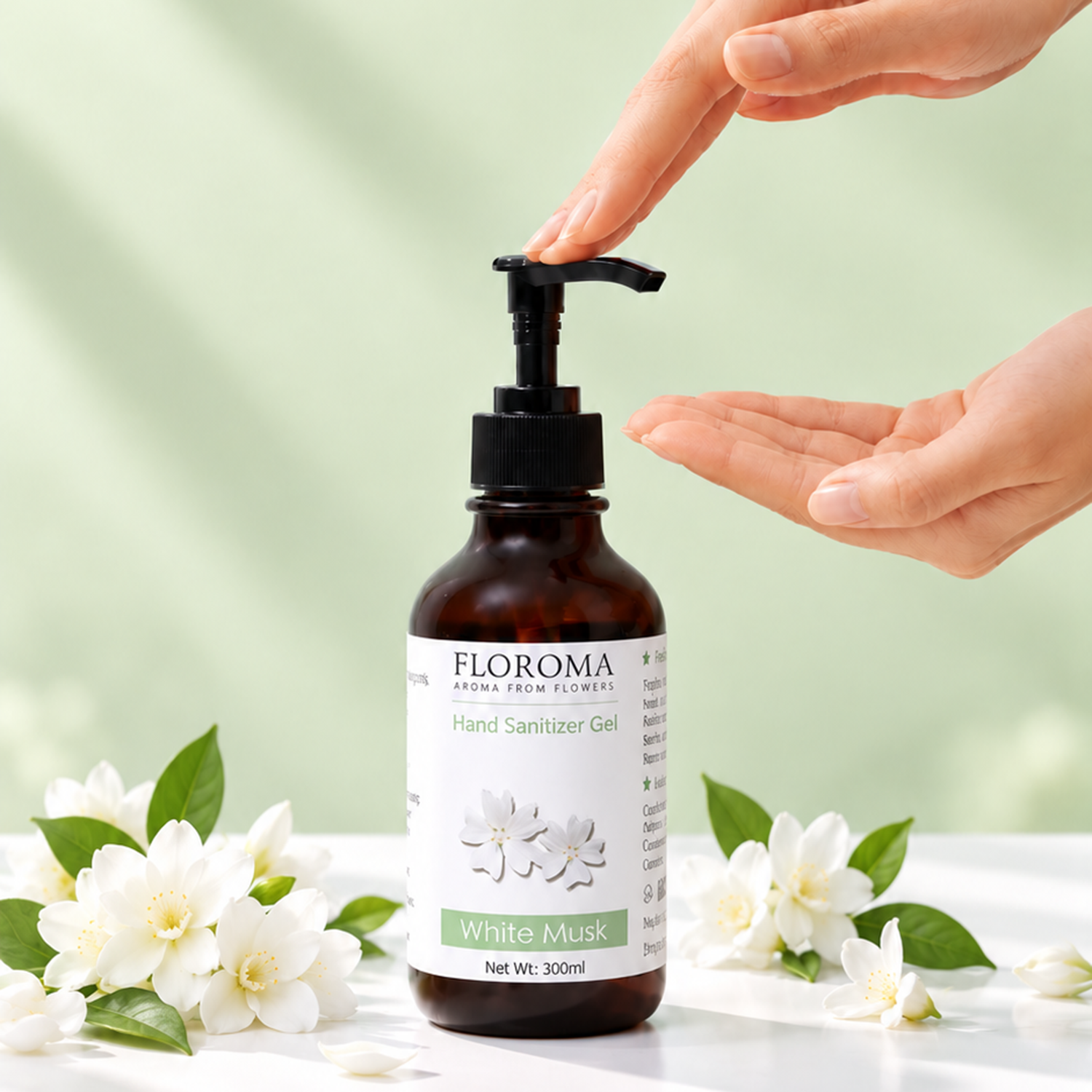 【買一送三】家庭裝：白麝香納米消毒搓手液 White Musk Hand Sanitizer Refill