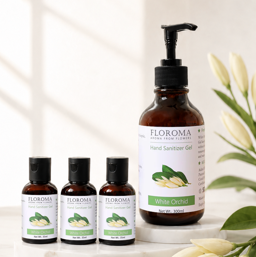 【買一送三】家庭裝：白蘭花納米消毒搓手液 White Orchid Hand Sanitizer Refill