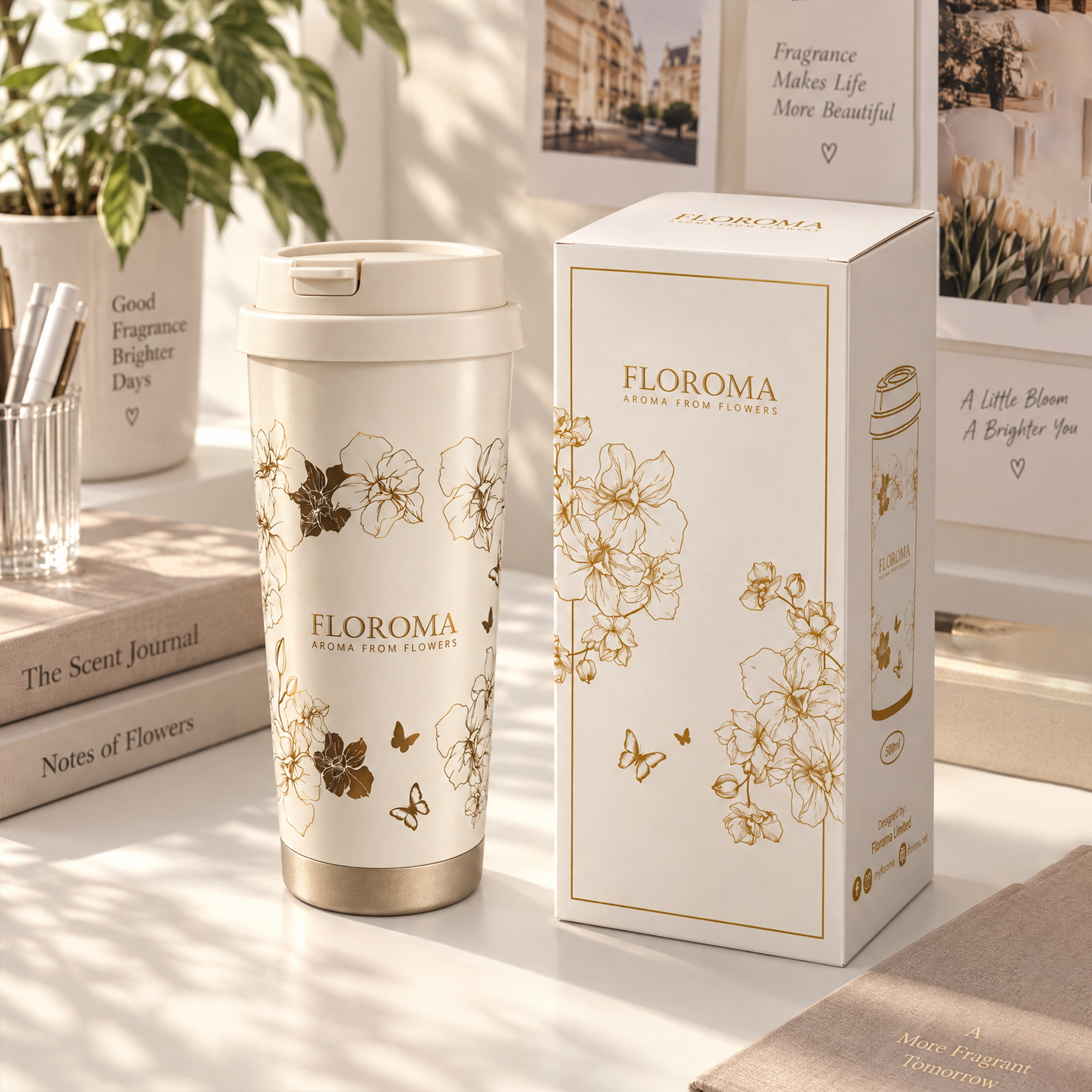 FLOROMA 繁花隨行咖啡杯