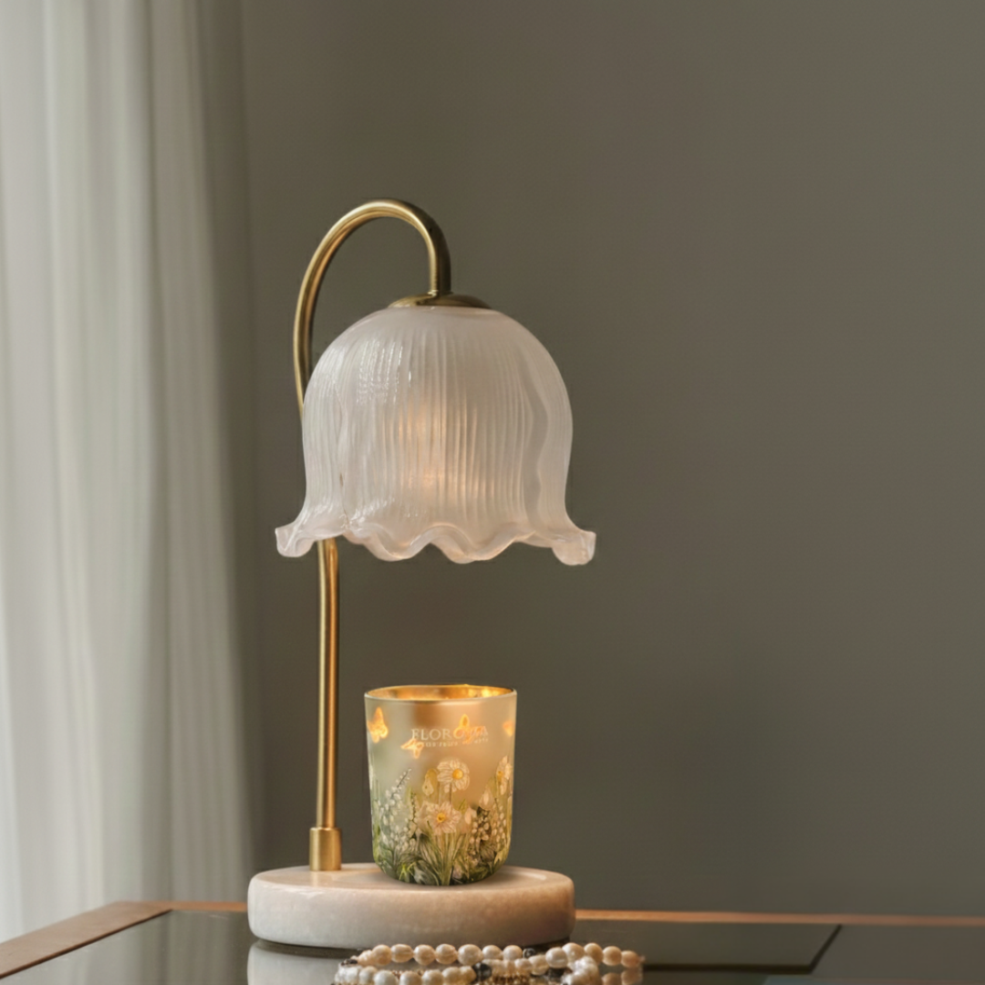 【冬日限定】幸福鈴蘭融蠟燈套裝（連香薰蠟燭300G）