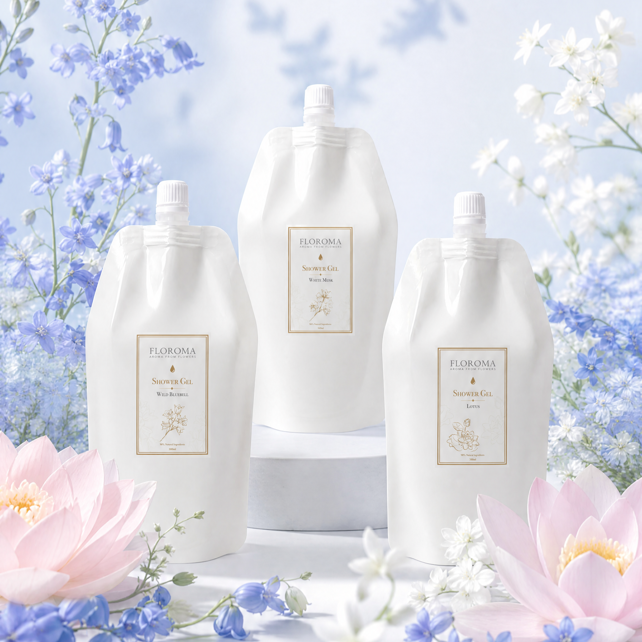 【限時優惠】雪肌香氛沐浴露補充裝買二送一