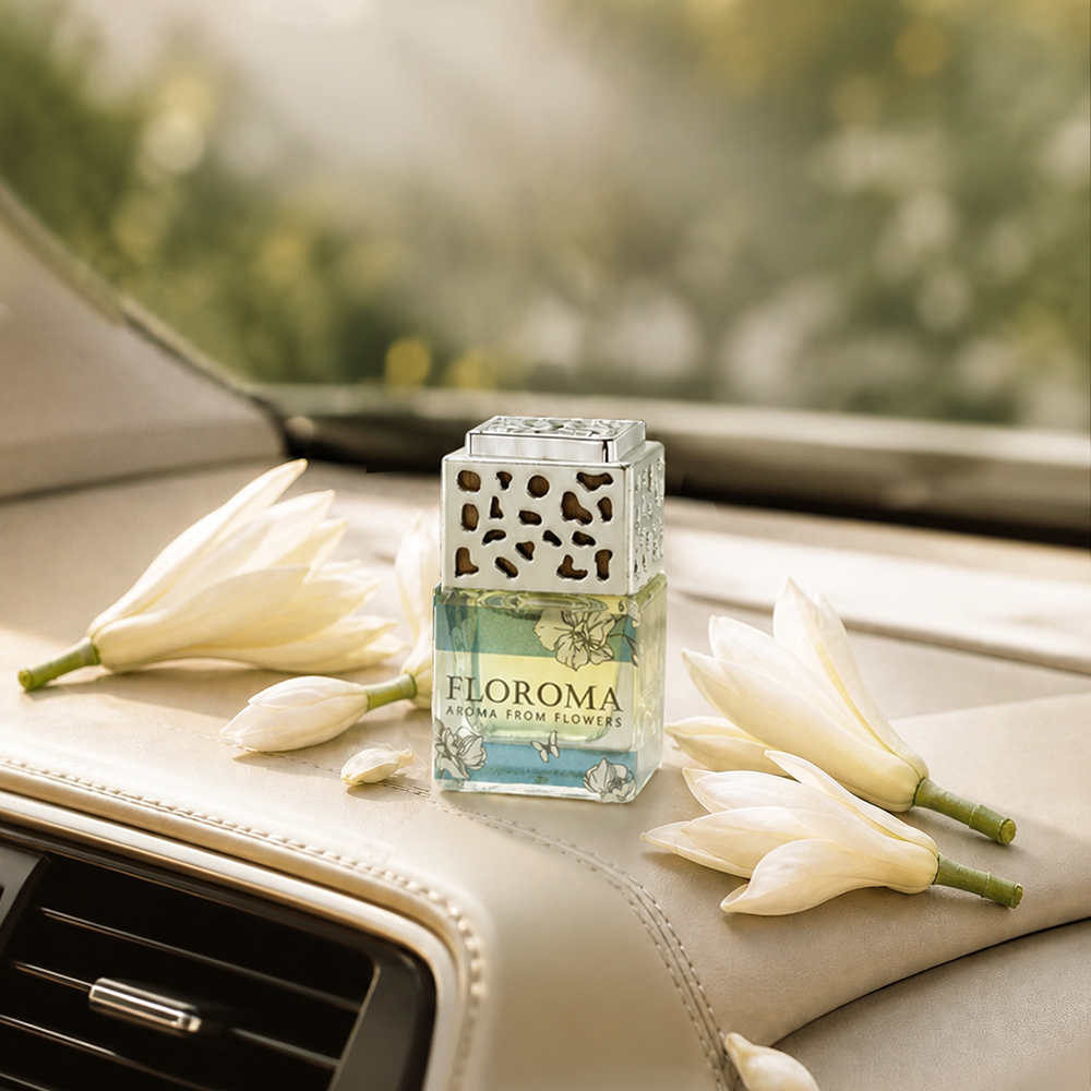 《白蘭花 White Orchid》車用精油擴香器套裝 White Orchid Car Diffuser Combo