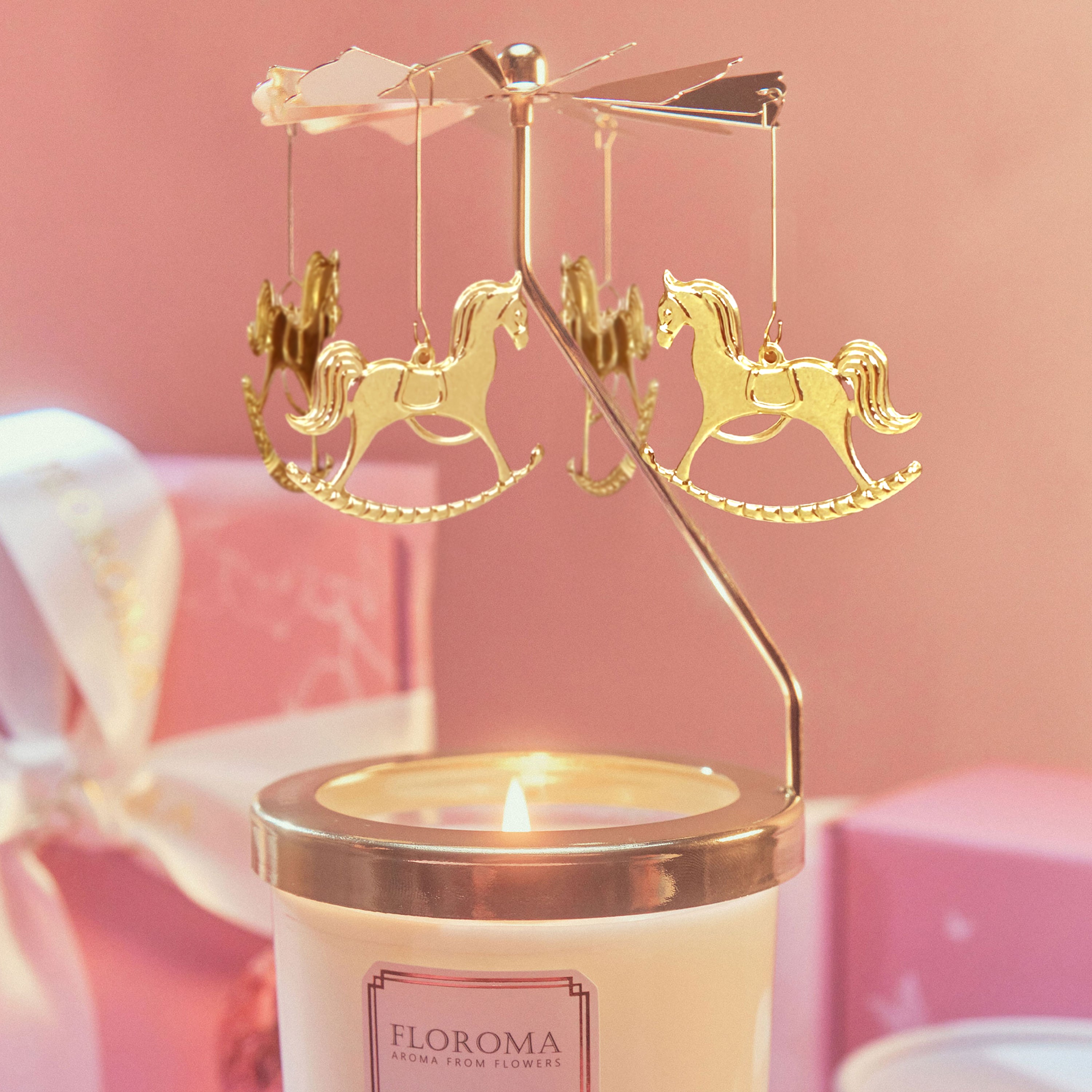 【聖誕限定】1+1 香薰旋轉燭台套裝 Candle Carousel Set
