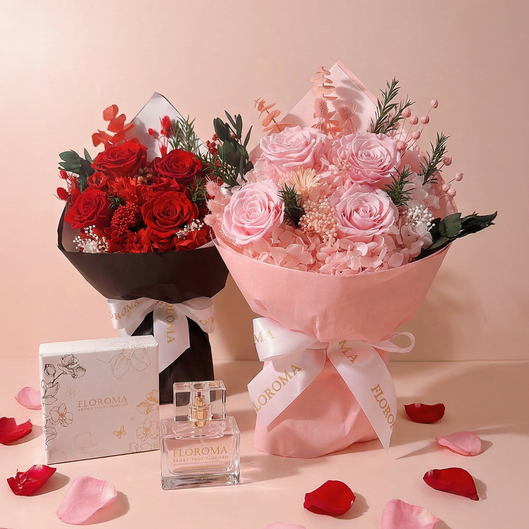 【情人節限定】「Eternal Love」永生保鮮花束香水套裝！網店限量發售！
