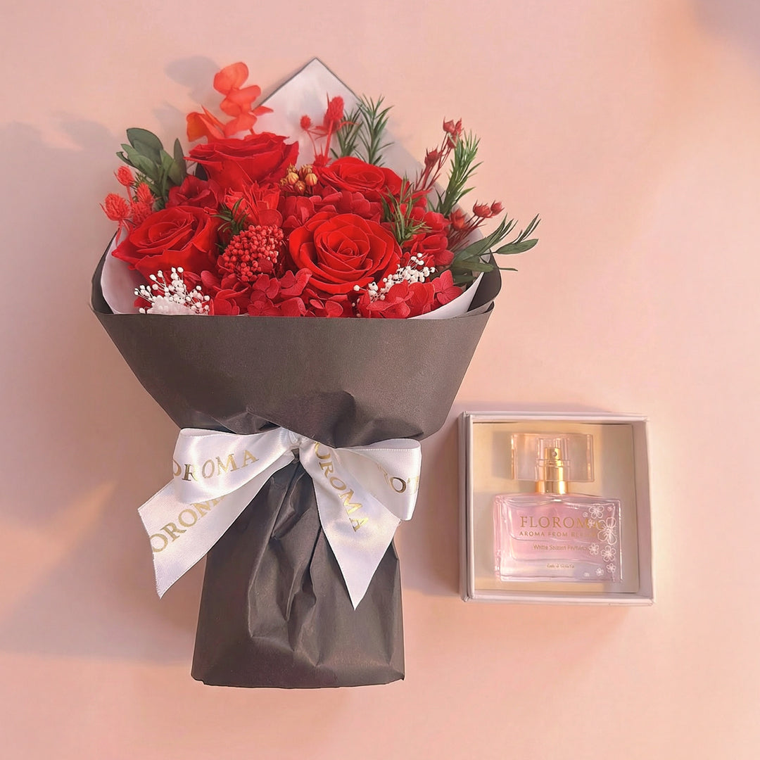 【情人節限定】「Eternal Love」永生保鮮花束香水套裝！網店限量發售！