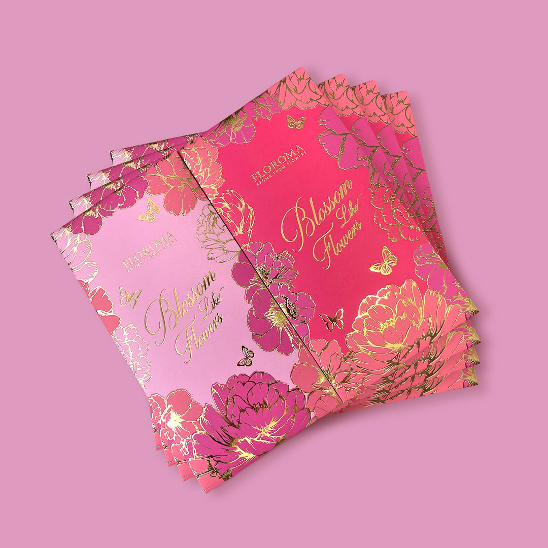 FLOROMA 蝶舞翩翩燙金利是封 (1套8個)