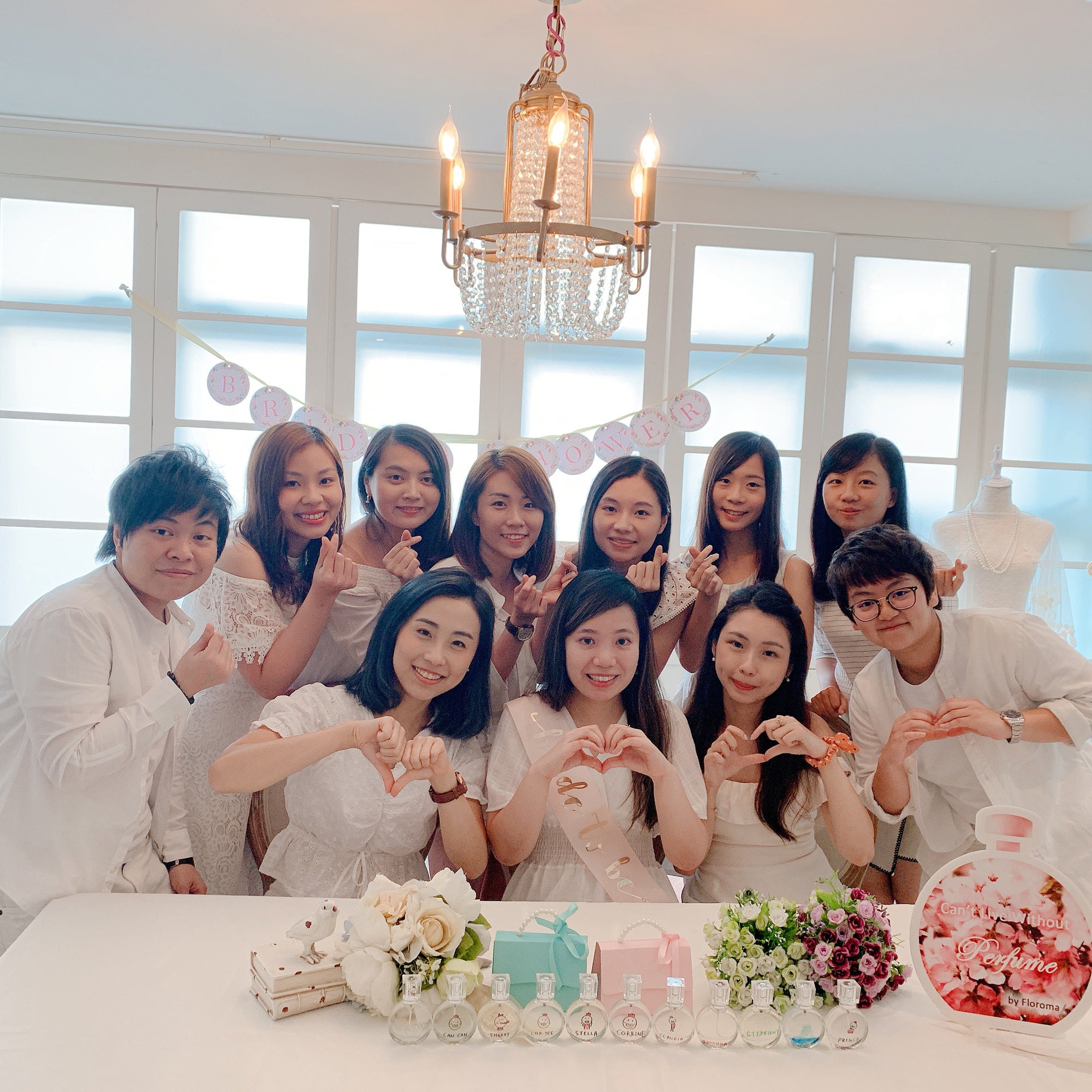 花の滴自製香水 X Bridal Shower 婚前派對  六至十人自選Package