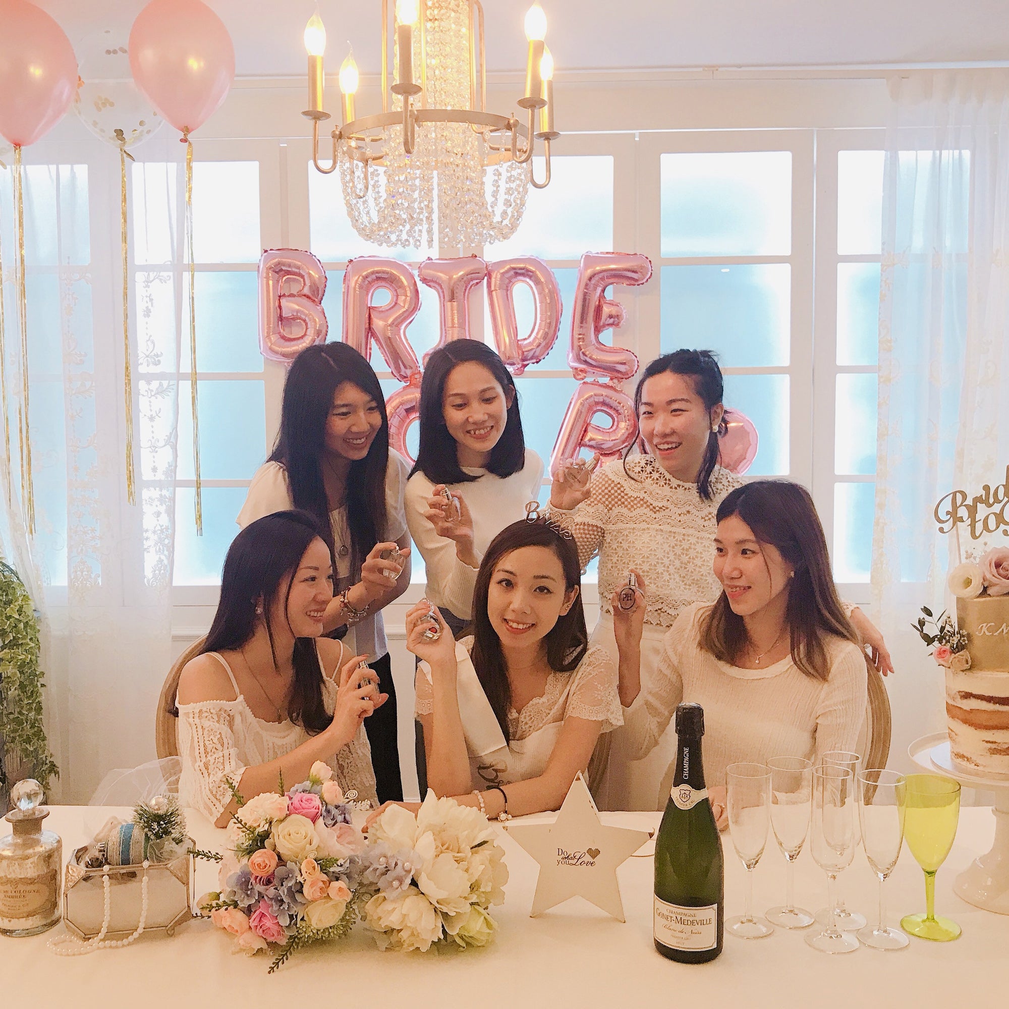 花の滴自製香水 X Bridal Shower 婚前派對  六至十人自選Package